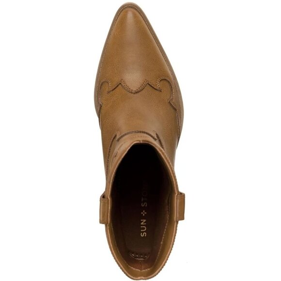 Sun + Stone Womens Western Pointed Toed Cowboy, Western Boots - Picture 3 of 3